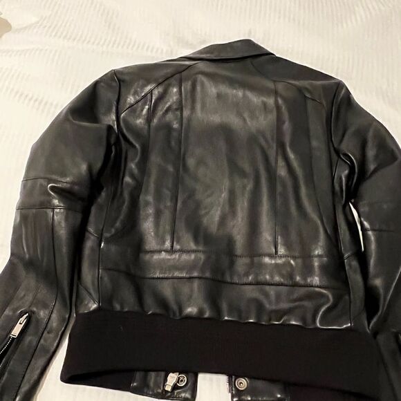 Brand New Saint Laurent Leather Jacket F34 - Picture 6 of 6